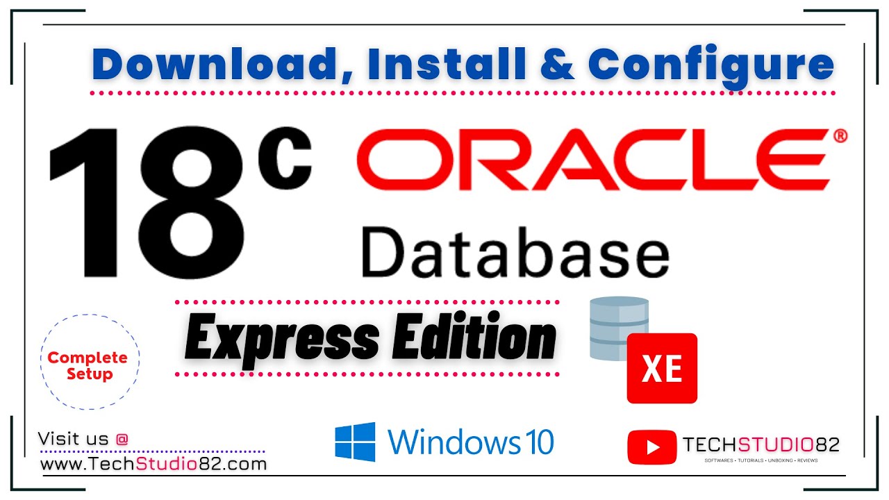 Как установить Oracle Database 18c Express Edition в Windows 10 | Настройка SQL Dev