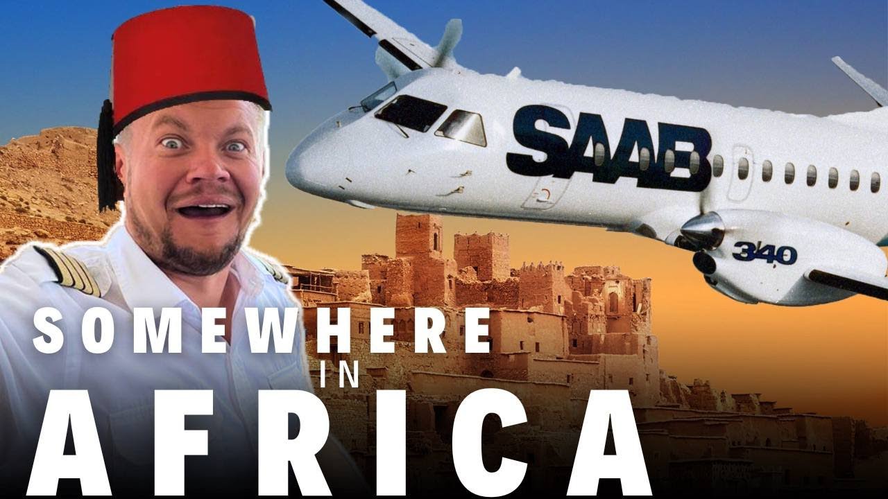 Cargo pilot lifestyle: AFRICA to EUROPE with SAAB-340