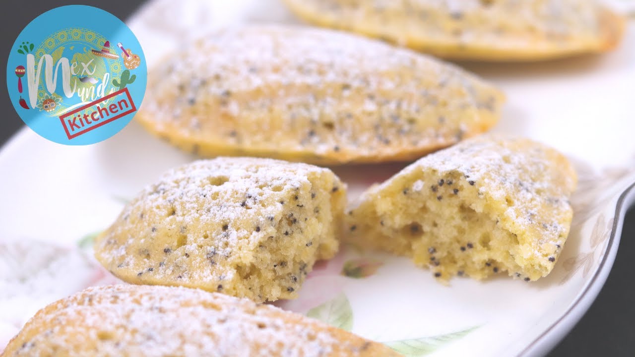 The Best Lemon And Poppyseed MADELEINES! A Family Pleaser Recipe! @MexMundoKitchen
