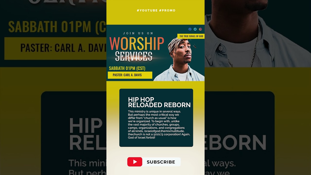 The True Israel Of God Hip Hop Sabbath Class - Hear Israel People Half Open Prophecies Urgent