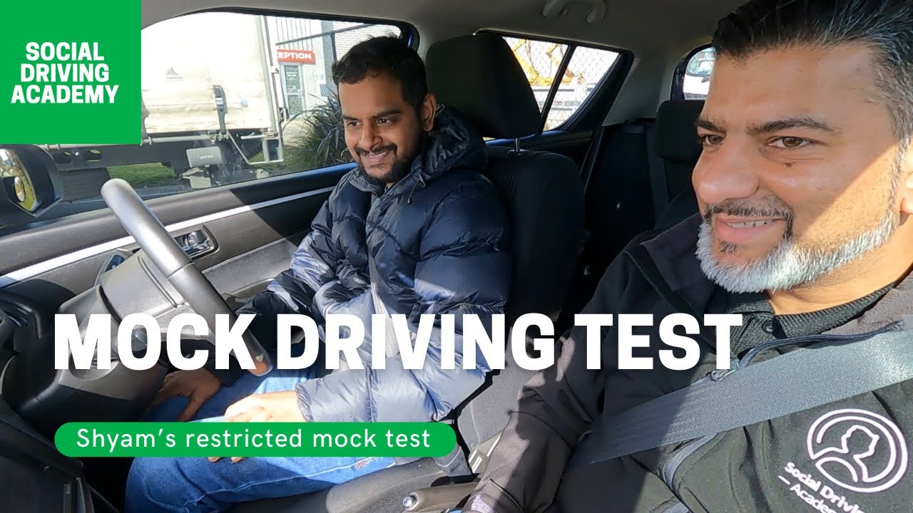 Shyam’s Restricted Mock Driving Test - Highbrook, Auckland