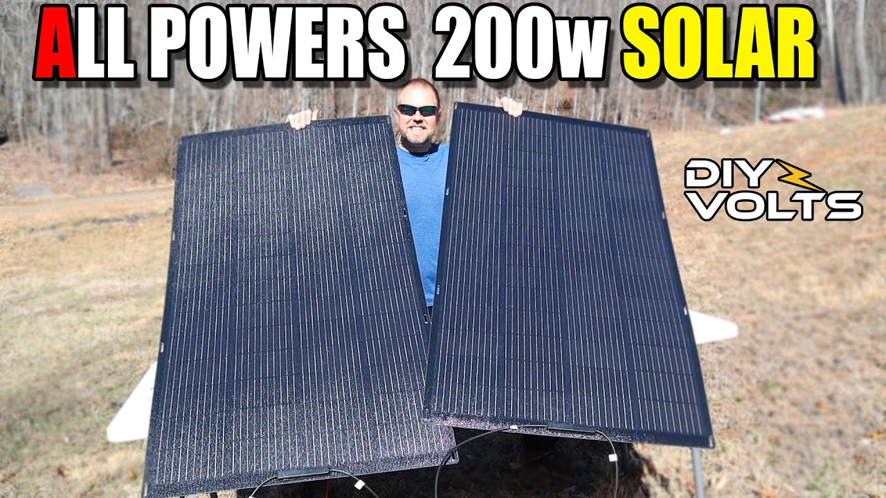 Гибкие солнечные панели AllPowers мощностью 200 Вт - монокристаллические панели SF200