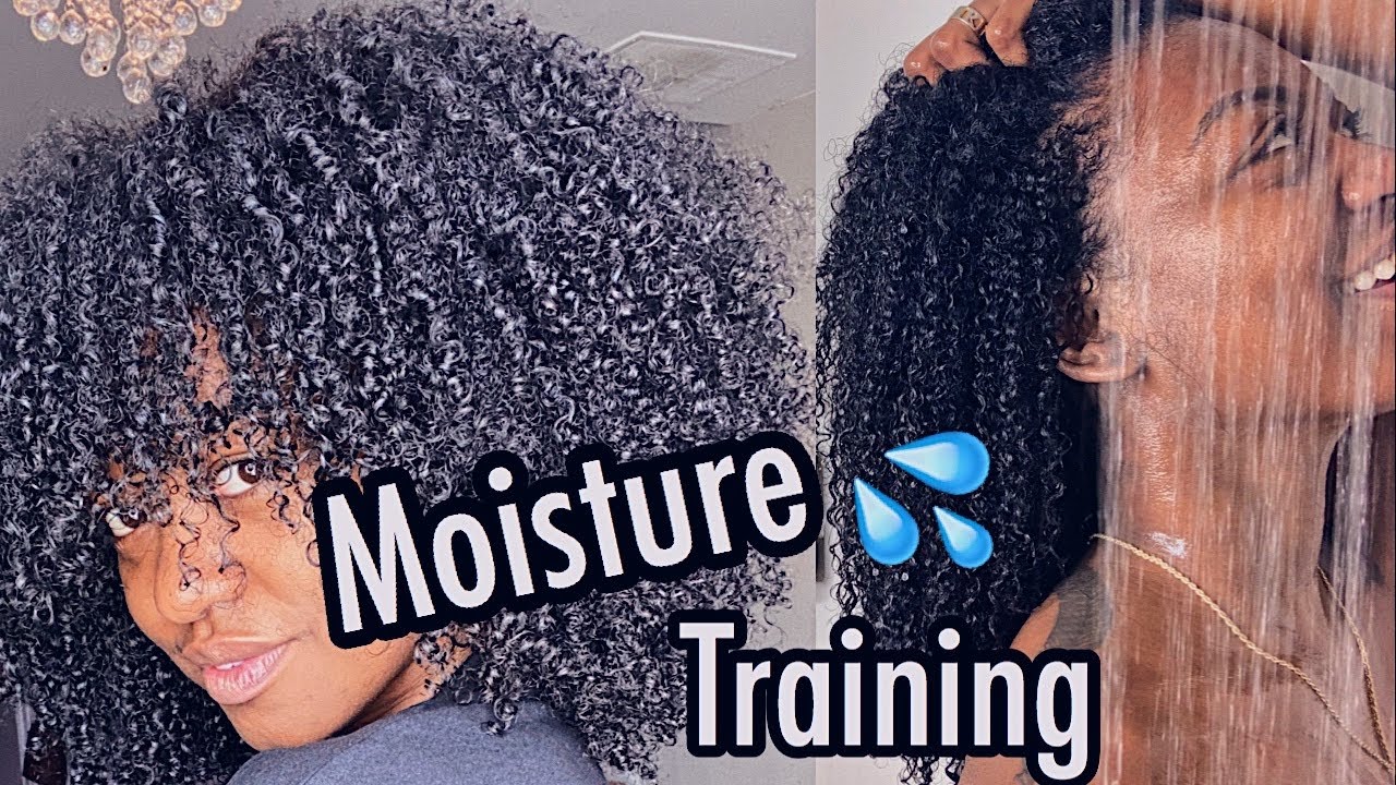 How to Moisture Train Low Porosity Natural Hair! GET THOSE CURLS POPPIN FREN!!