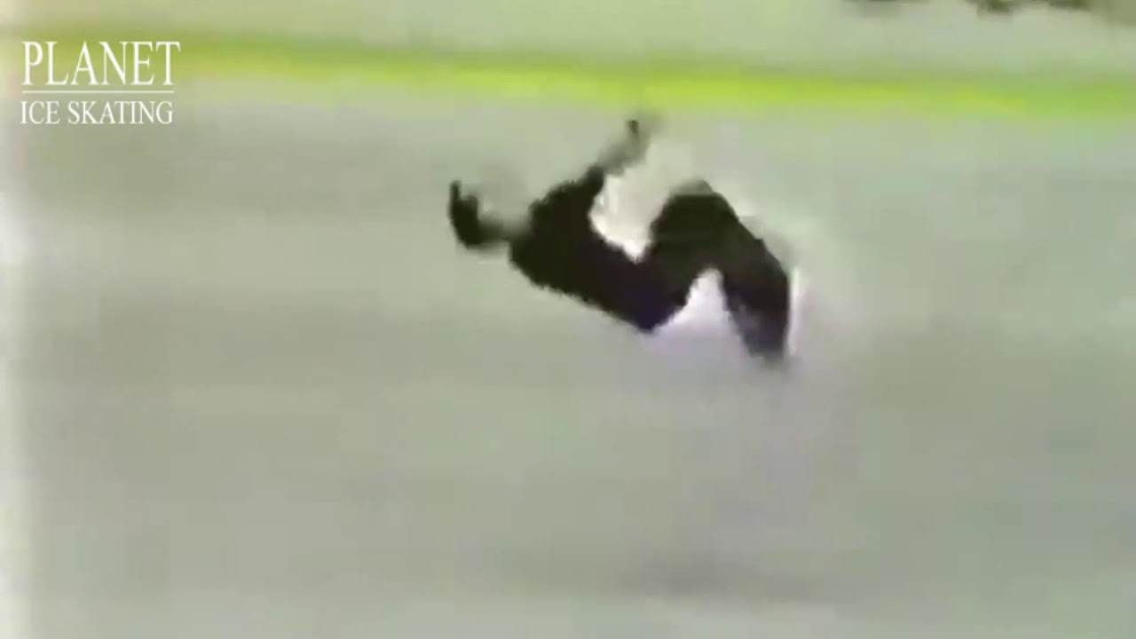 This is the officially banned backflip in Figure Skating after the 1976 World Championships