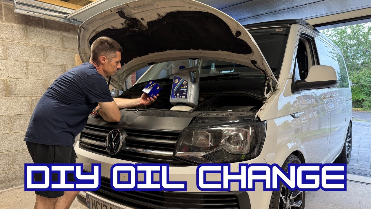 🔧 How to Change Engine Oil on a VW T6 – Step-by-Step
