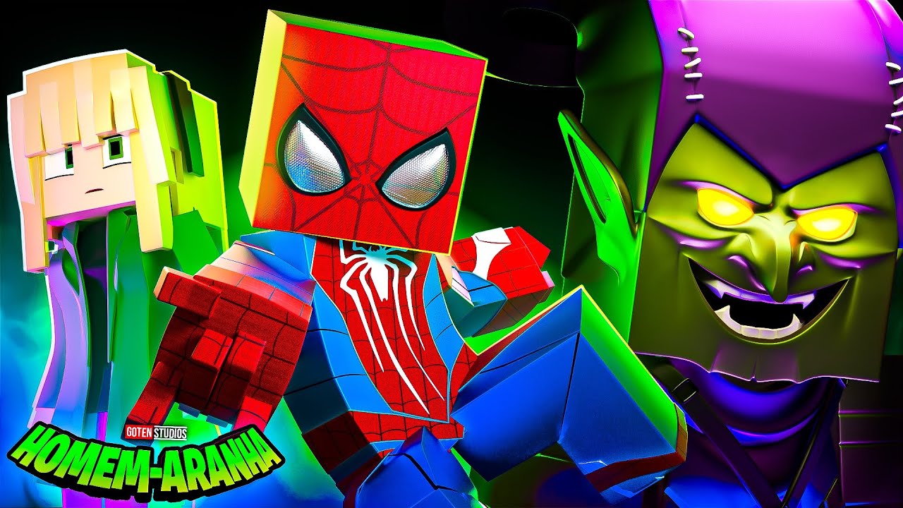 O Homem Aranha: O DUENDE VERDE - O FILME | Minecraft
