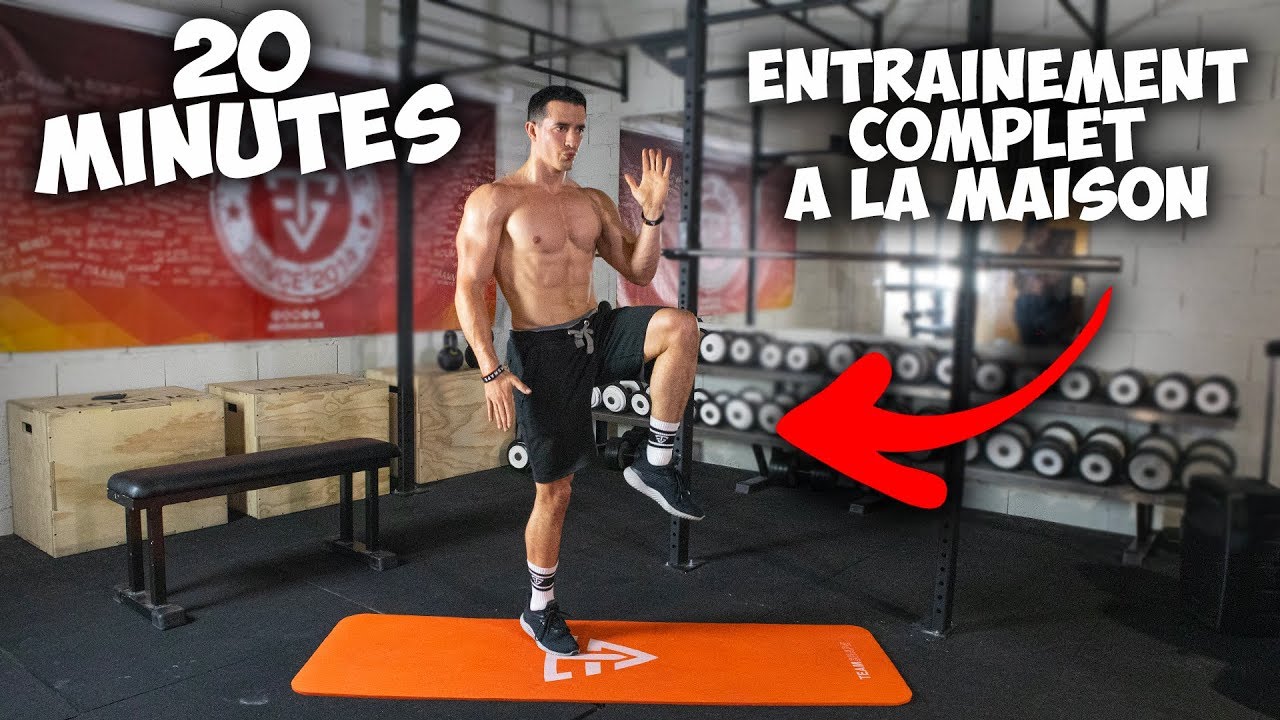 20min entrainement complet &agrave; la maison ! (super intense)
