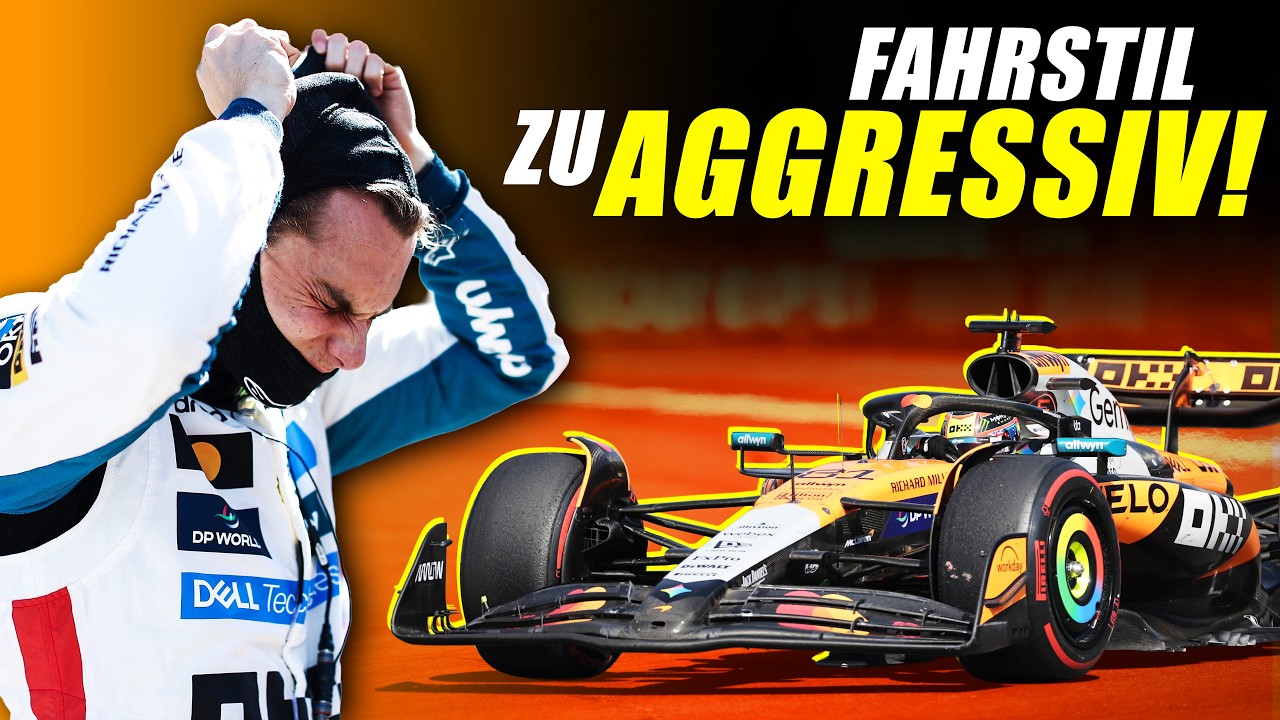 Piastri k&auml;mpft mit Fahrstil! Danner: Er &uuml;berf&auml;hrt das Auto &ndash; Warum Aggression ihn bremst!