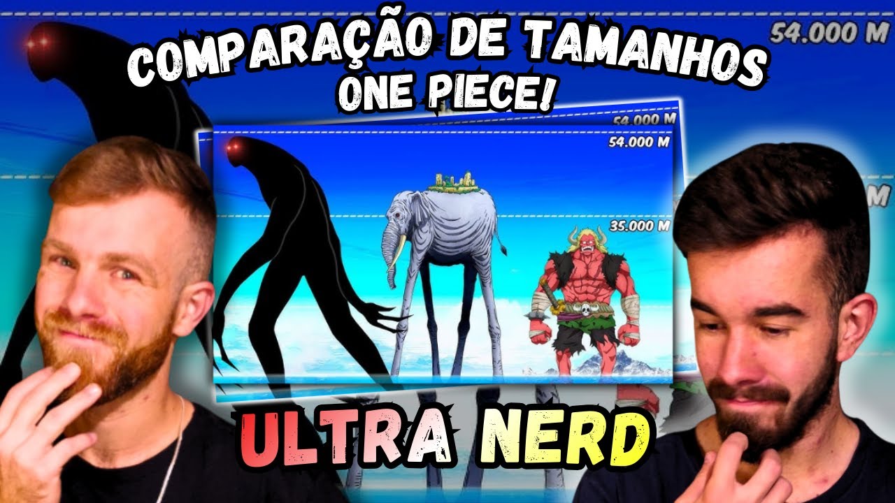 Comparação de TAMANHOS dos Personagens de One Piece! | REACT
