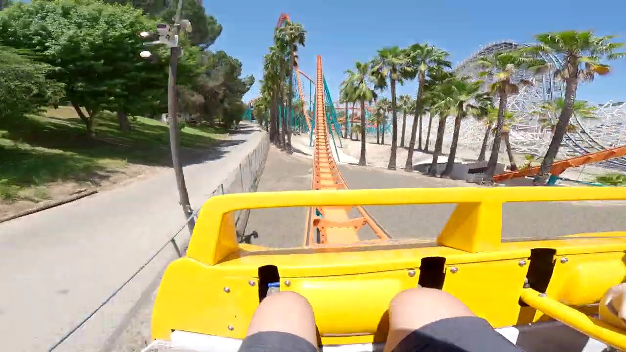 Goliath: On-Ride Front Row Hyperview Hypersmooth 5.0 POV Hyper Coaster Six Flags Magic Mountain 2025