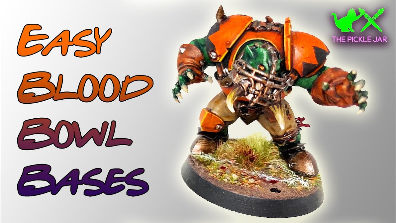 QUICK & EASY Blood Bowl Bases!