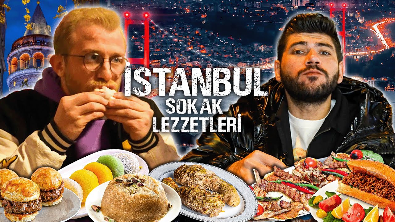 İSTANBUL GECE SOKAK LEZZETLERİNİ DENEDİK !