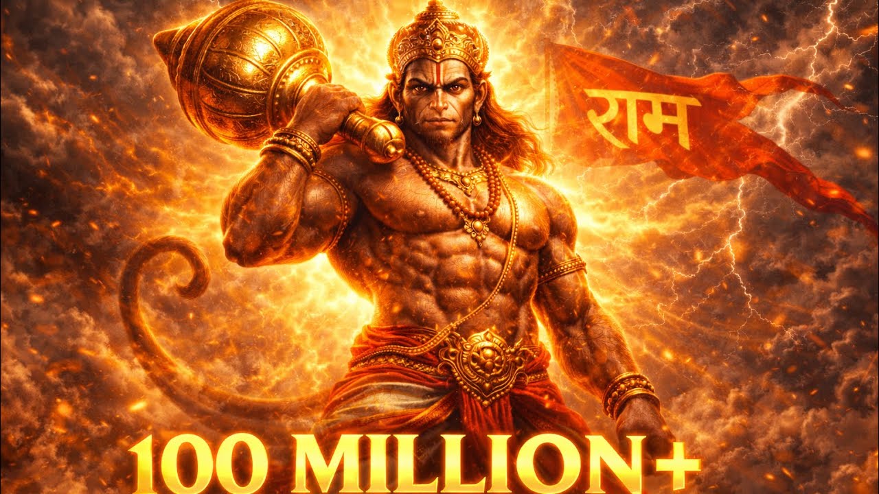Veer Hanuman 🔥 | Ram Naam Ki Shakti | Powerful Bhakti Song. #HanumanJi#JaiBajrangBali