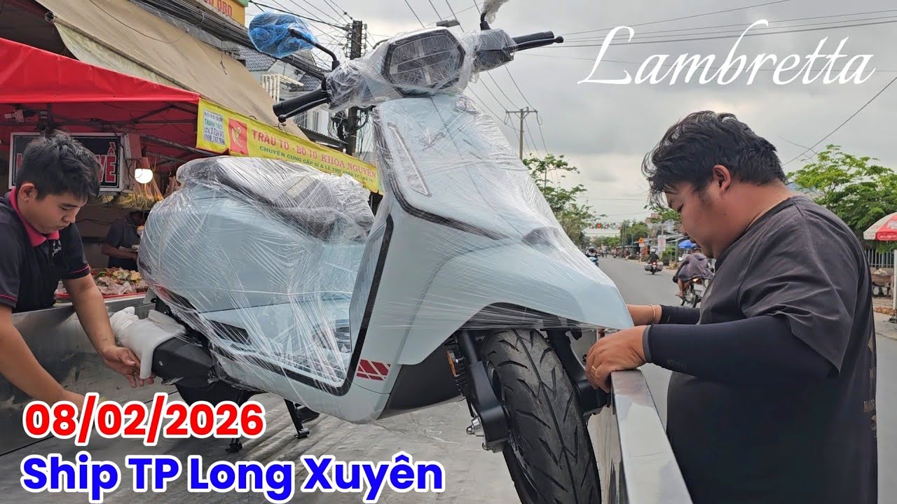 Tiếp tục Nổ Máy LAMBRETTA X125 ship TP Long Xuyên ngày 08/02/26. Khải Phạm #lambretta #125 #2026 #xe
