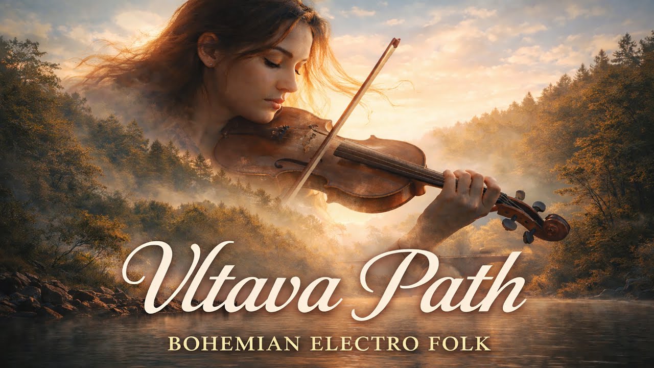 Vltava Path Bohemian Electro Folk Full Instrumental Album with Calm Atmospheric Soundscapes