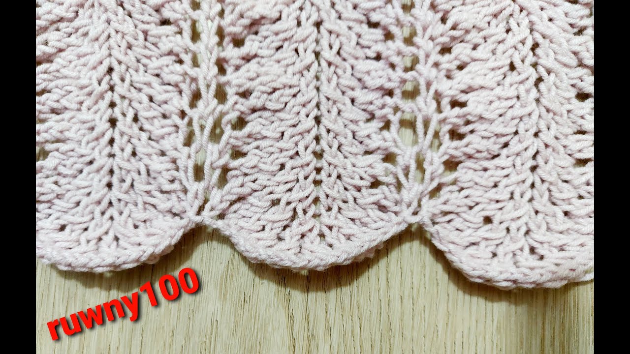 932**Zickzack Muster für mein Sommer Pullover** Stricken mit einer Skizze *Tutorial Handarbeit