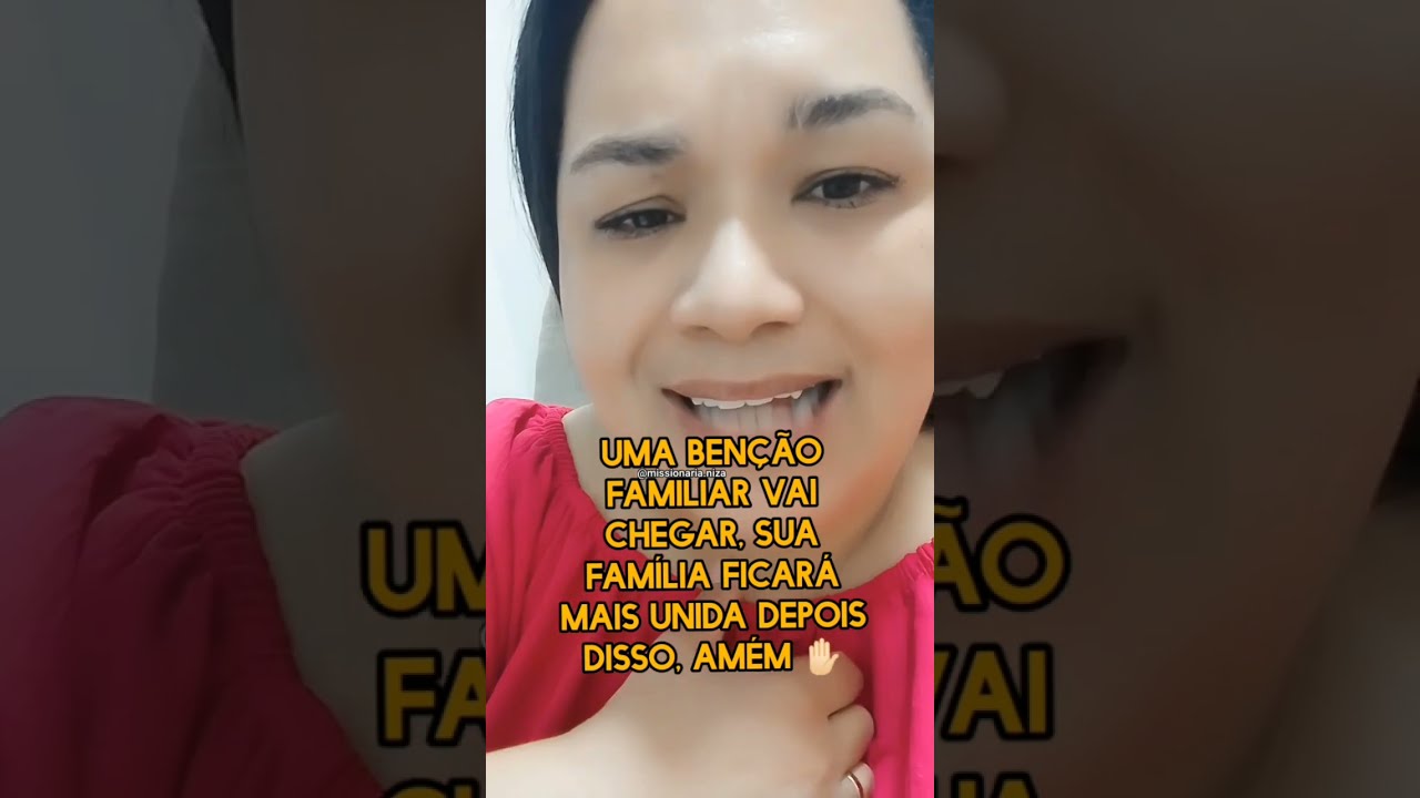 Uma benção FAMILIAR vai UNIR a sua família 🎁🌱🌳