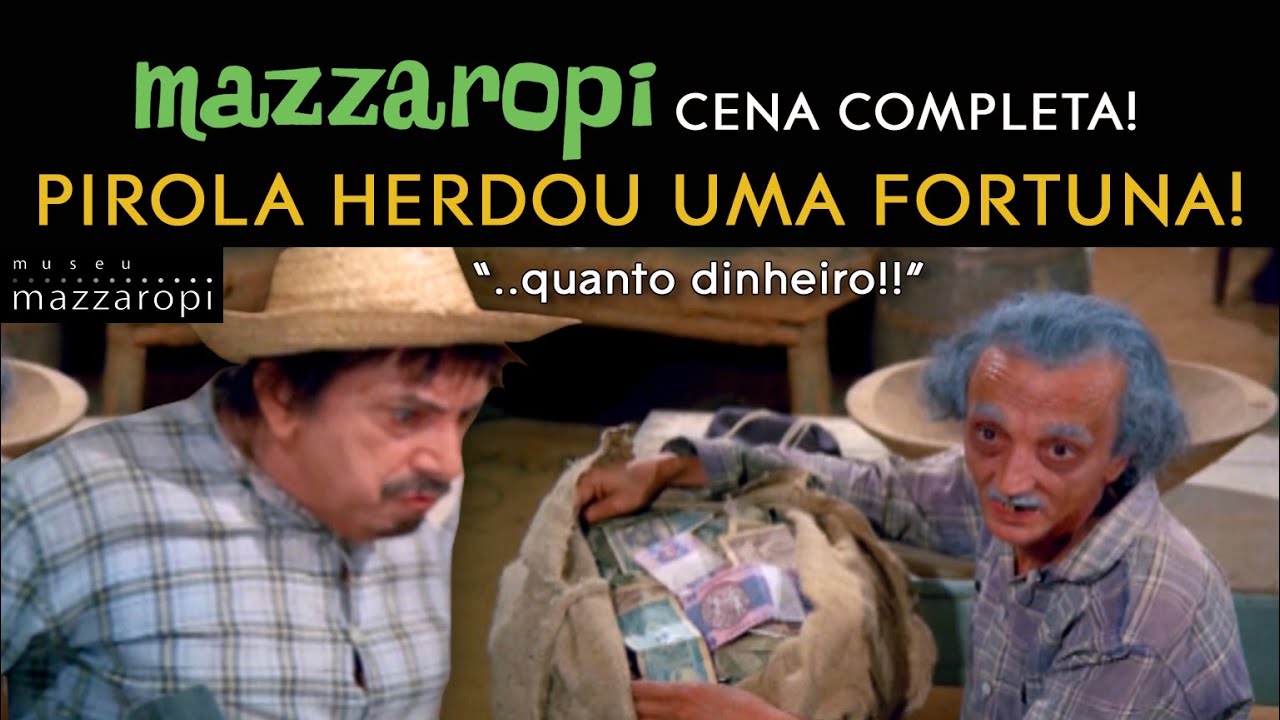 Cenas Mazzaropi - Herdou uma fortuna! (1974)