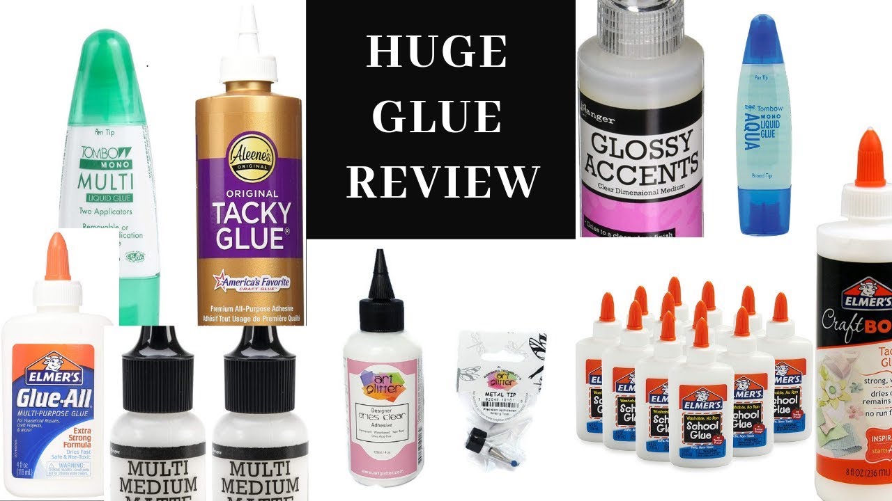 Part 1: HUGE Glue Review! Comparing 13 Adhesive Brands | See How Your Favorite Holds Up