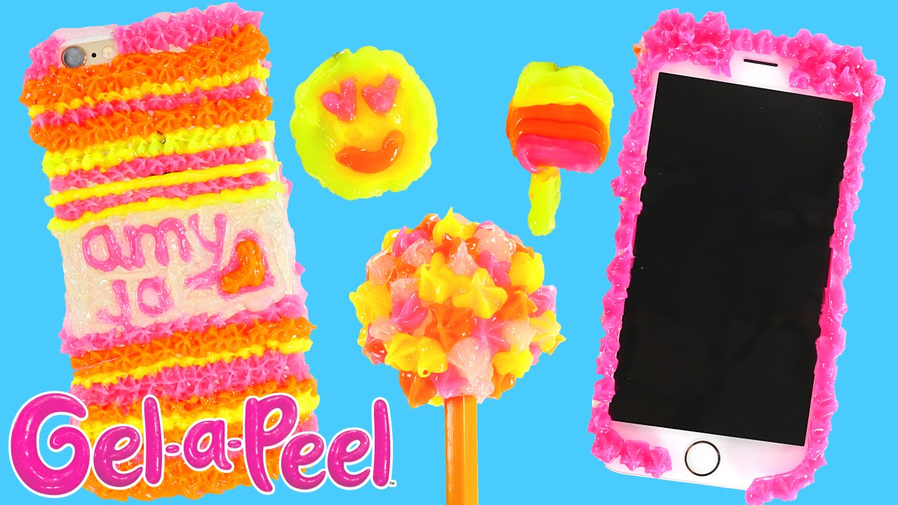 Gel-A-Peel 3D Design Station Craft Kit 4 Gel Pens Color Jewelry (Charms, Bracelets, Earrings)