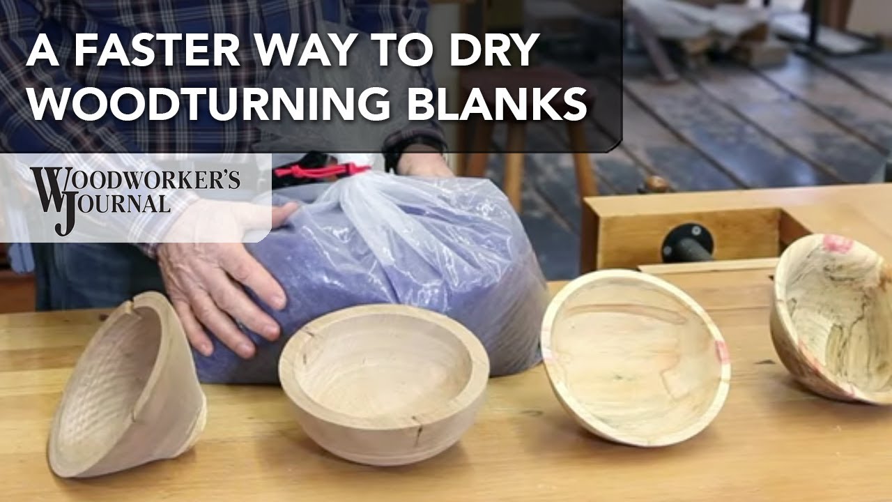 How to Dry Woodturning Blanks Faster with Desiccant