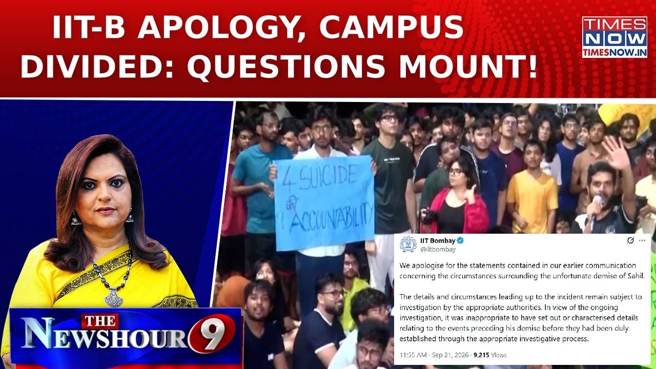IIT-B's Apology, A Campus Divided! Sahil's Death Triggers Questions On Accountability | NEWSHOUR