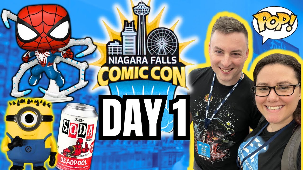 Funko Pop Hunting At Niagara Falls Comic Con! Day 1!