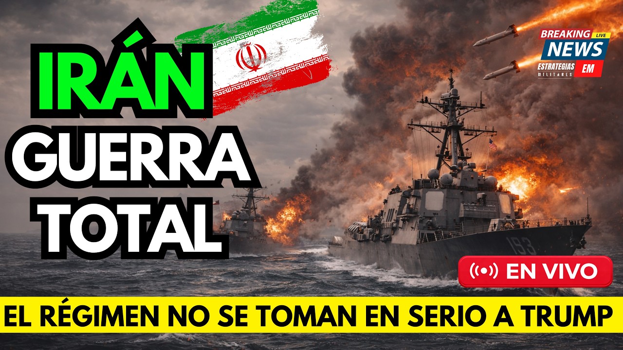 🚨 NOTICIAS IR&Aacute;N DESAF&Iacute;A A TRUMP: BLOQUEO DE ORMUZ MA&Ntilde;ANA &iquest;GUERRA TOTAL?