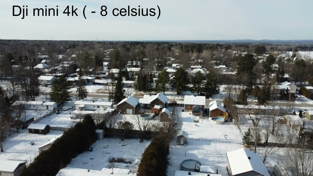 Fimi mini 3 VS dji mini 4k ( Winter - 8 celsius )