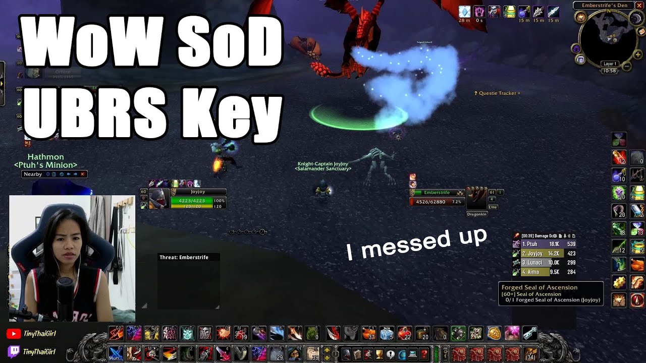 WoW SoD UBRS Key Quest (Seal Of Ascension)