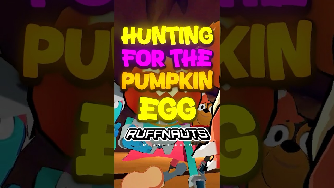 HUNTING FOR THE PUMPKIN EGG!