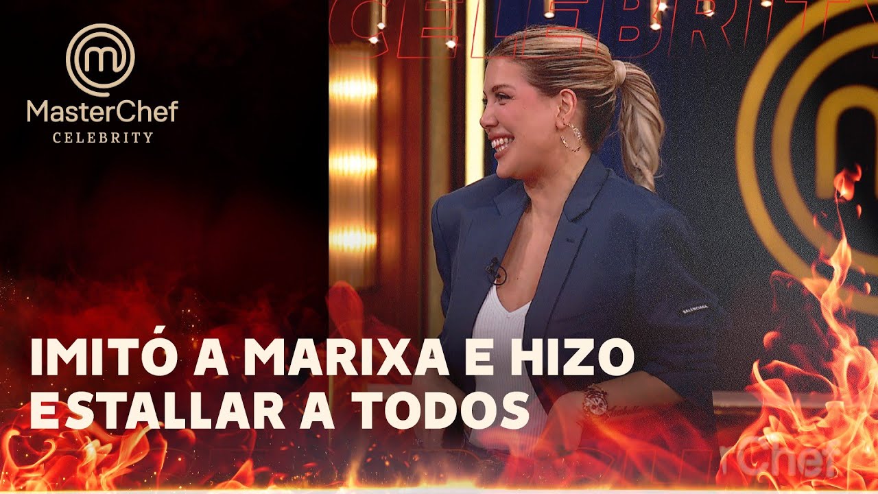 La imitación de Wanda Nara a Marixa Balli que hizo estallar a todos - Masterchef Celebrity