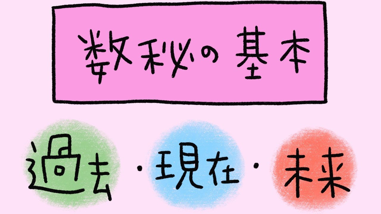 【数秘の基本】過去・現在・未来の３つの数字とは？