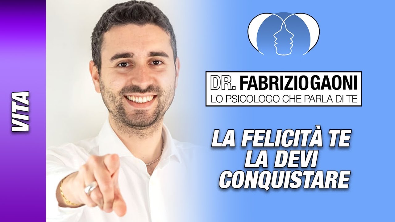 LA FELICITÀ TE LA DEVI CONQUISTARE