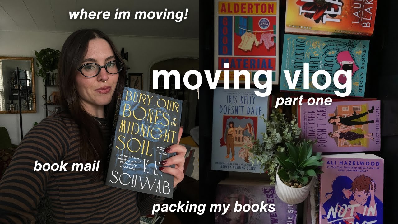 Moving vlog pt. one | chatty vlog, where i'm moving, house tour, book mail