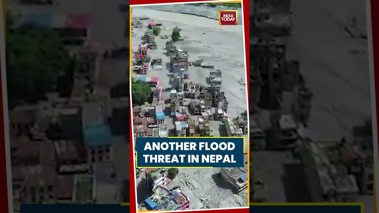 Nepal Evacuates Trishuli Area Again Amid Threat of Another Flash Flood #nepal #flood #nepalflood