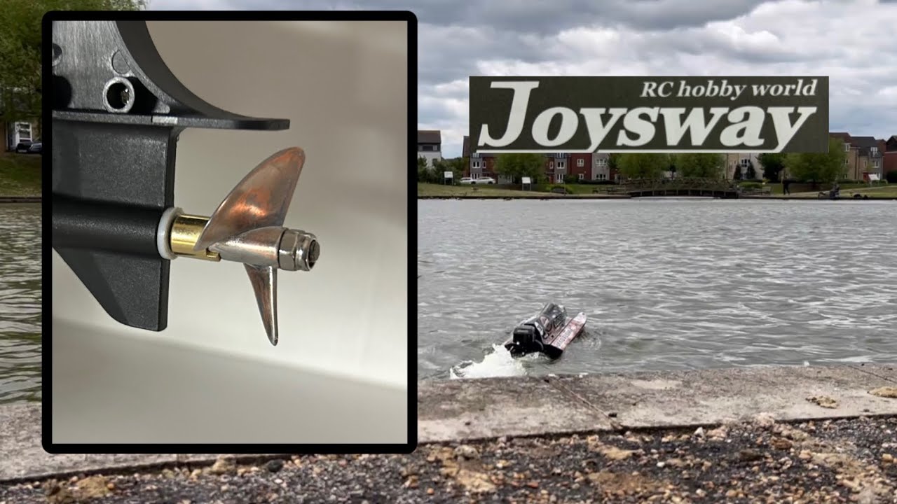 New props,trying to get box speed !! Josway Madflow f1 #rcboat #rccar #josway #sendit #madflow