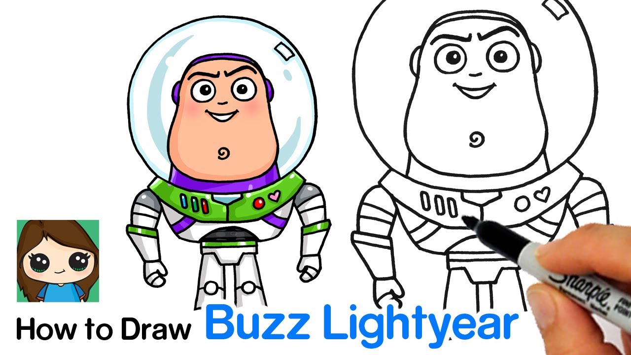How to Draw Buzz Lightyear | Toy Story