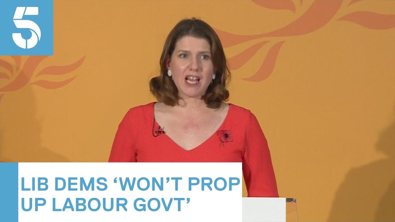 General Election 2019: Lib Dems won't prop up Labour government | 5 News