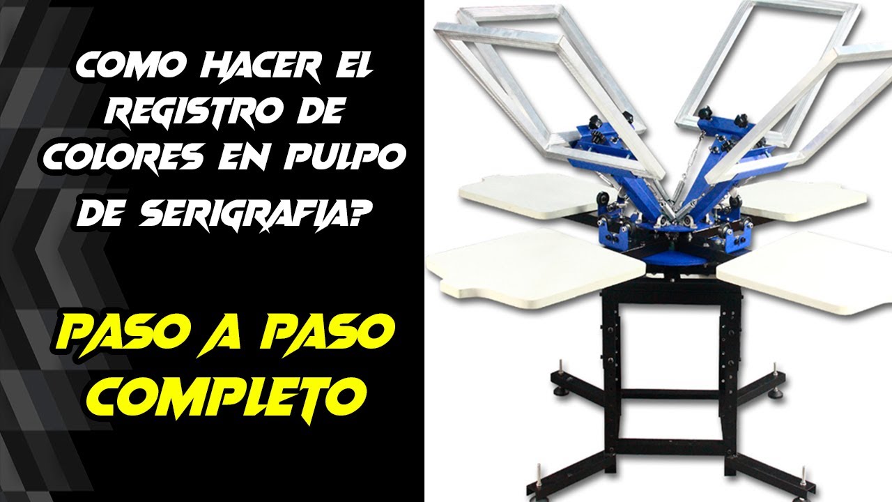 🚨 REGISTRO EN PULPO DE SERIGRAFIA COMPLETO - PASO A PASO 🚨