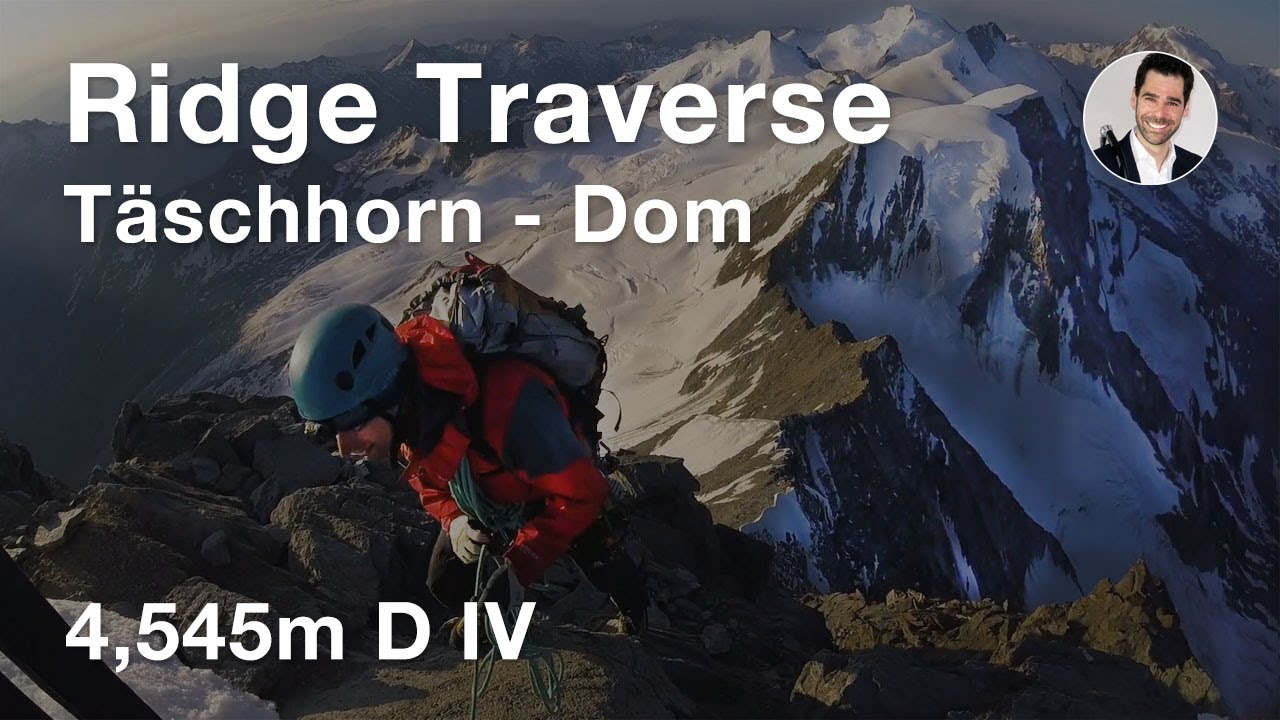 Traverse Täschhorn - Dom de Mischabel (4,545 m)