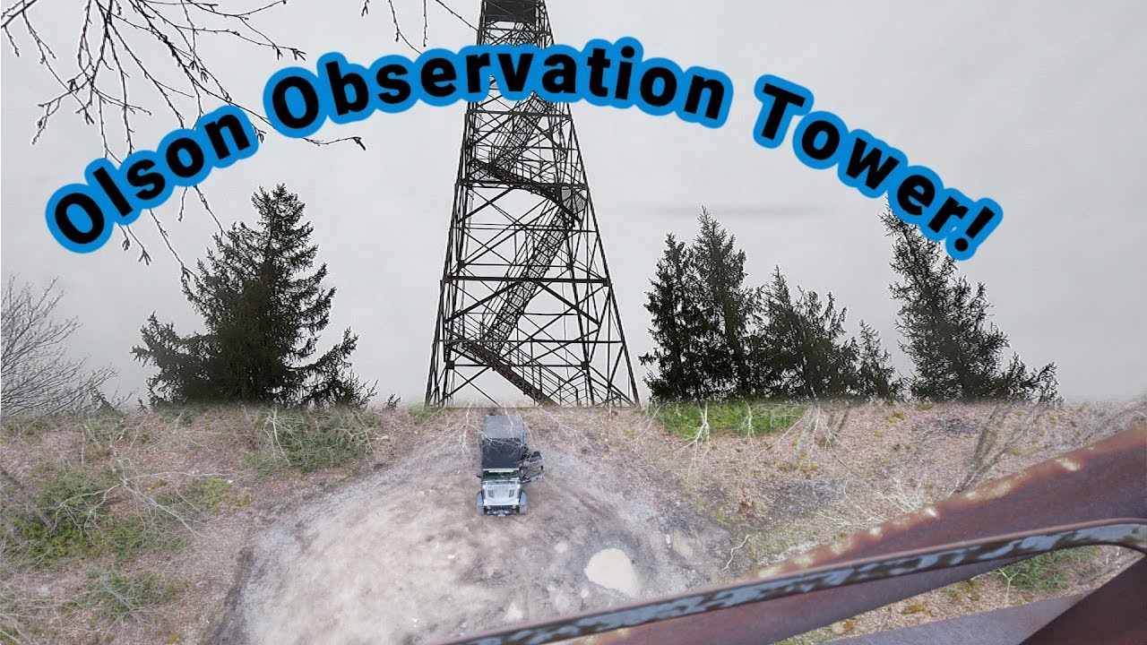 Climbing the Olson Observation Tower in West Virginia