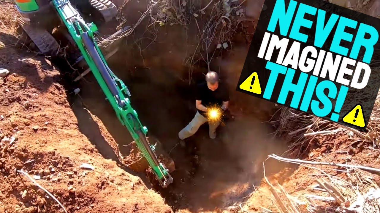 MIND BLOWING! Excavator digs into a CENTURY OLD pit of Antique TREASURES! Whiskey Jug Discovery!