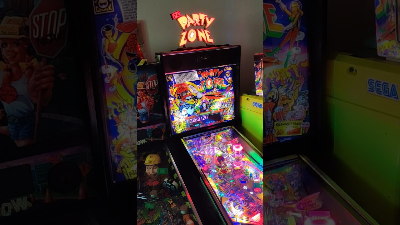 The Party Zone pinball - Topper xxxxfluo DIY