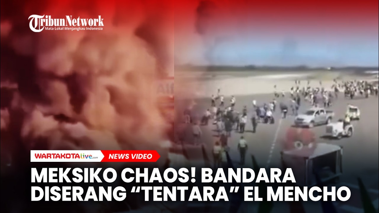 Rekaman Video Amatir Saat Bandara Guadalajara Chaos Usai Kematian El Mencho