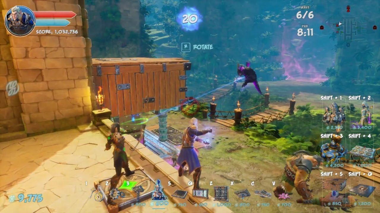 {NO WEAPONS/NO BARRICADES} Orcs Must Die! 3 [Rift Lord - Solo - 5 Skulls] Map 21 - Canyon Keep