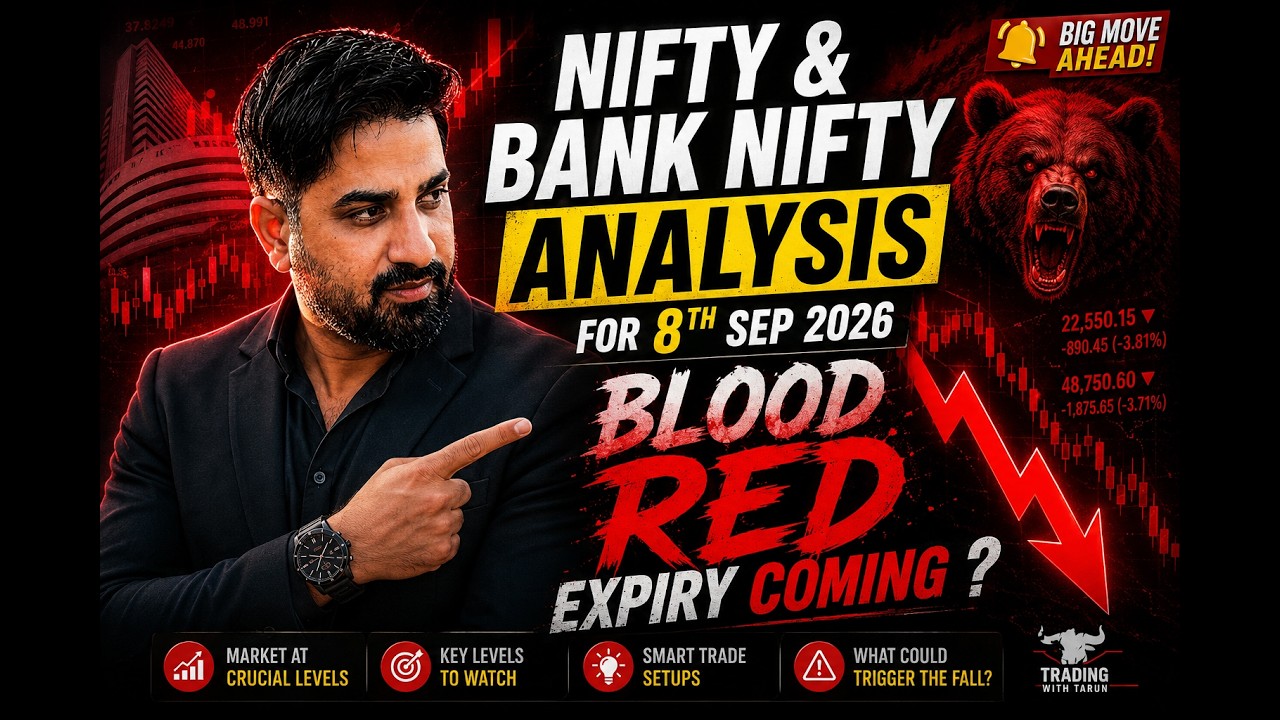 Blood RED Expiry coming ? II Nifty & Bank Nifty Analysis for 8th sep 2026