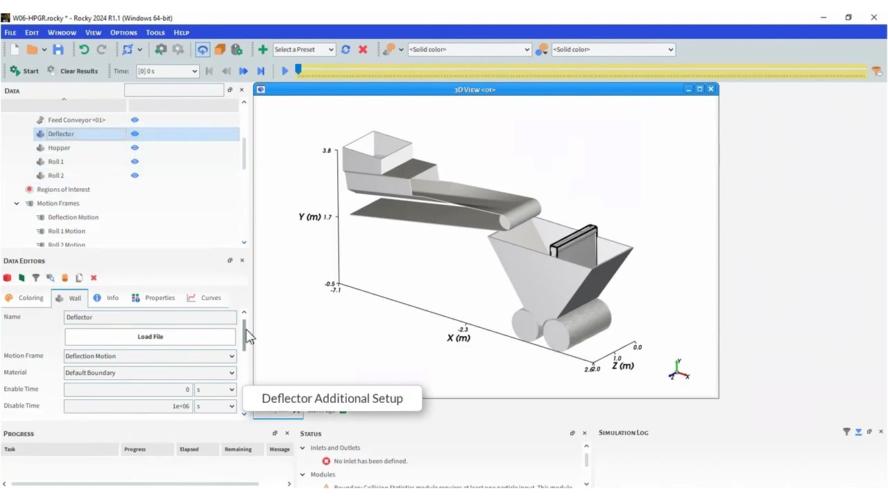 Simulation of a High-Pressure Grinding Roll