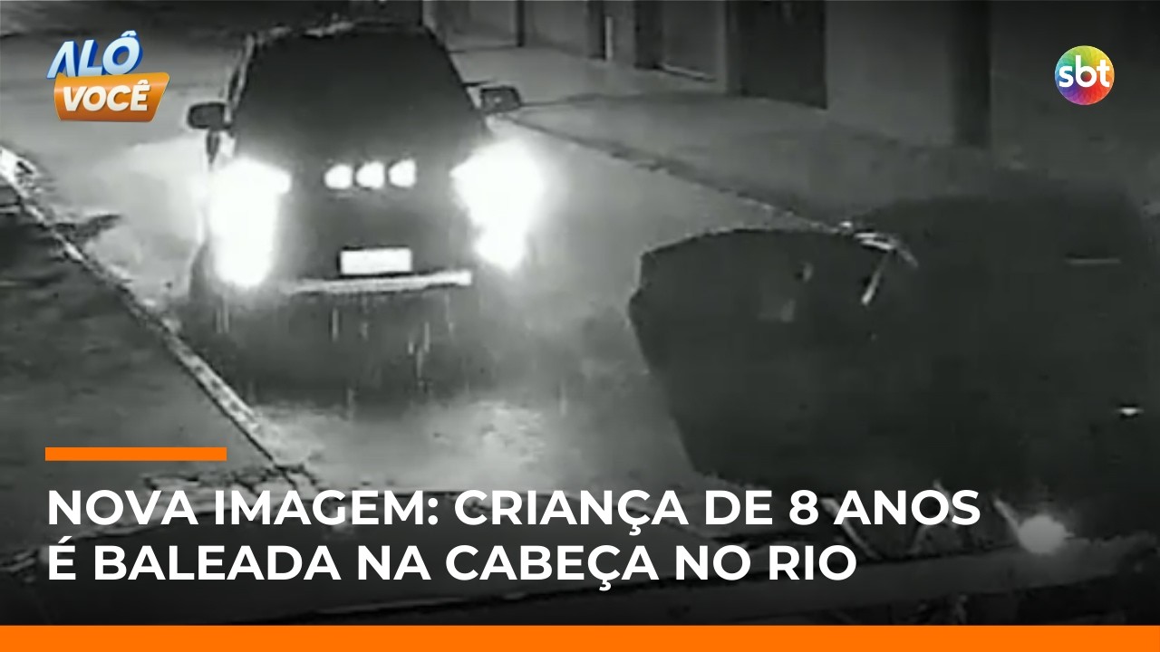 Novo vídeo mostra momento que criança de 8 anos é baleada na cabeça no RJ | #AloVoce