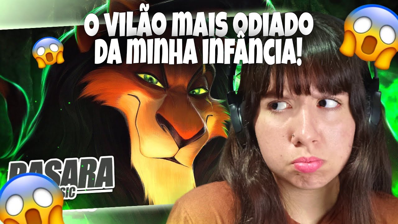 BASARA &Eacute; ASSUSTADOR! Vida Longa ao Rei | Scar (O Rei Le&atilde;o) | Basara / REACT